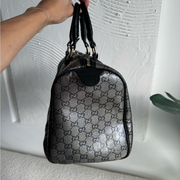 *SOLD** Gucci Monogram Crystal Canvas Boston Bag - Picture 3 of 11